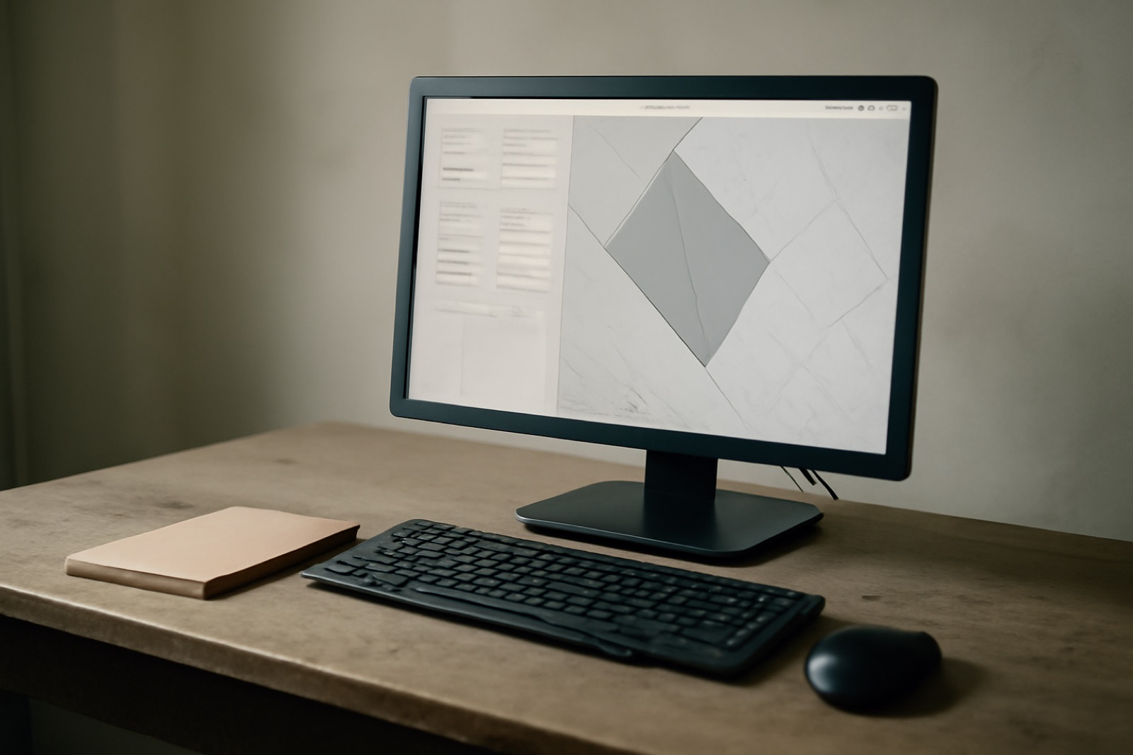 Generated stand-in image for Land Finder ("something"). Not a photograph of the real build.